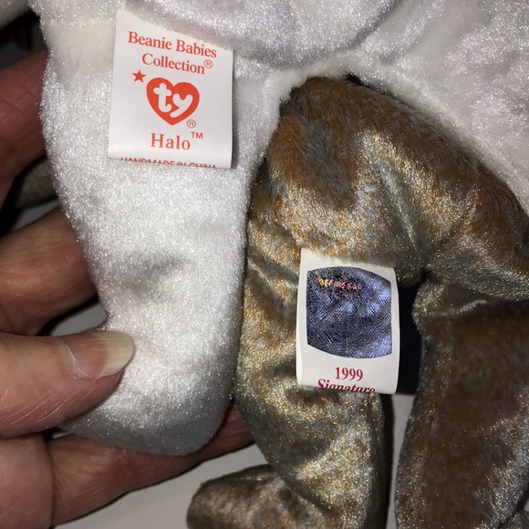 Set of 4 Ty Beanie Baby Babies bears - Picture 8 of 11